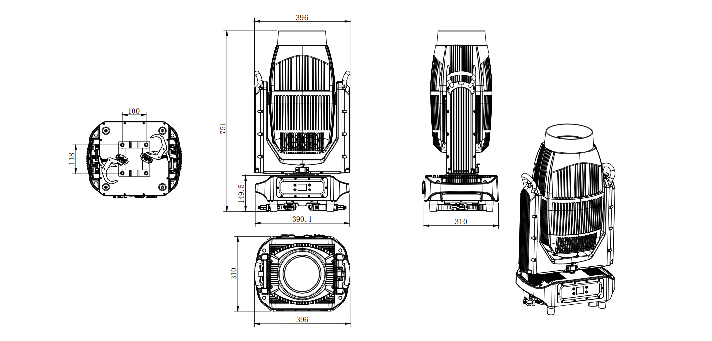 CRUCERO-LED-1000-BSWF8